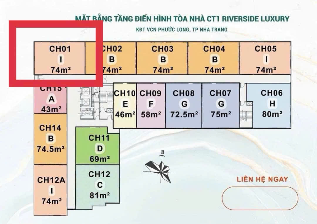 BÁN CĂN GÓC CT1 RIVERSIDE LUXURY NHA TRANG - Ảnh 4