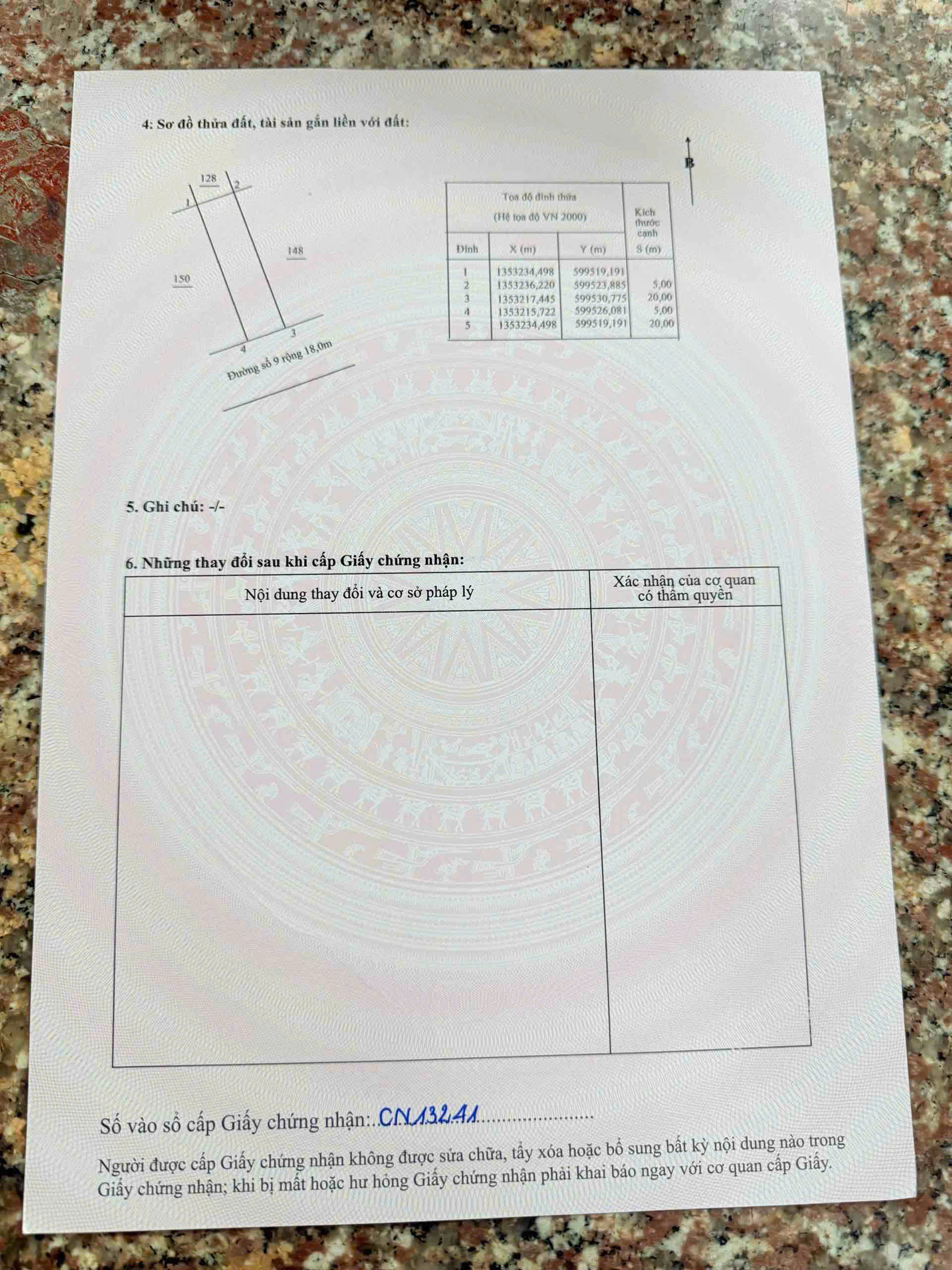 Bán lô TĐC Mỹ Gia đường số 9 18m - Ảnh 3