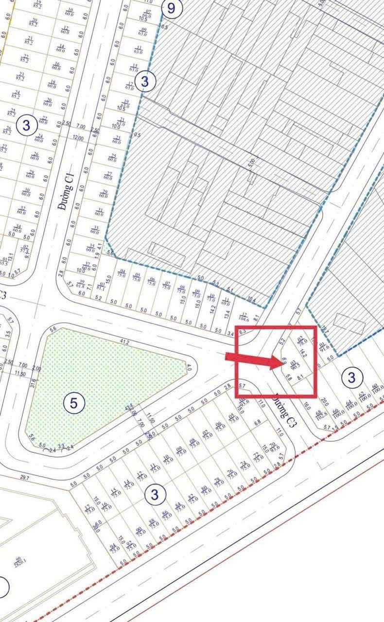 Bán lô góc 3 mặt thoáng đường A2 VCN Phước Long 1 góc Đối diện công viên - Ảnh 3