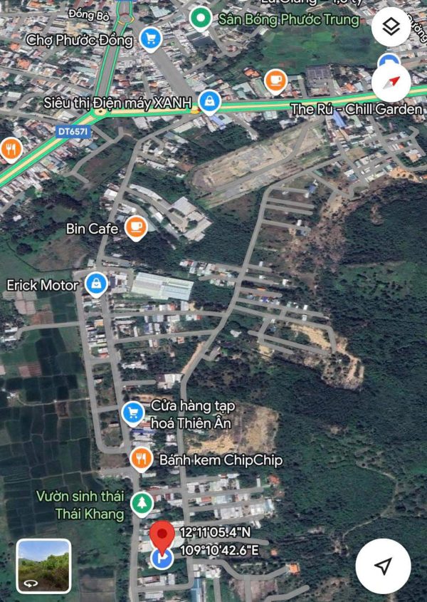 BÁN LÔ ĐẤT HẺM Đ. THÁI KHANG, PHƯỚC ĐỒNG