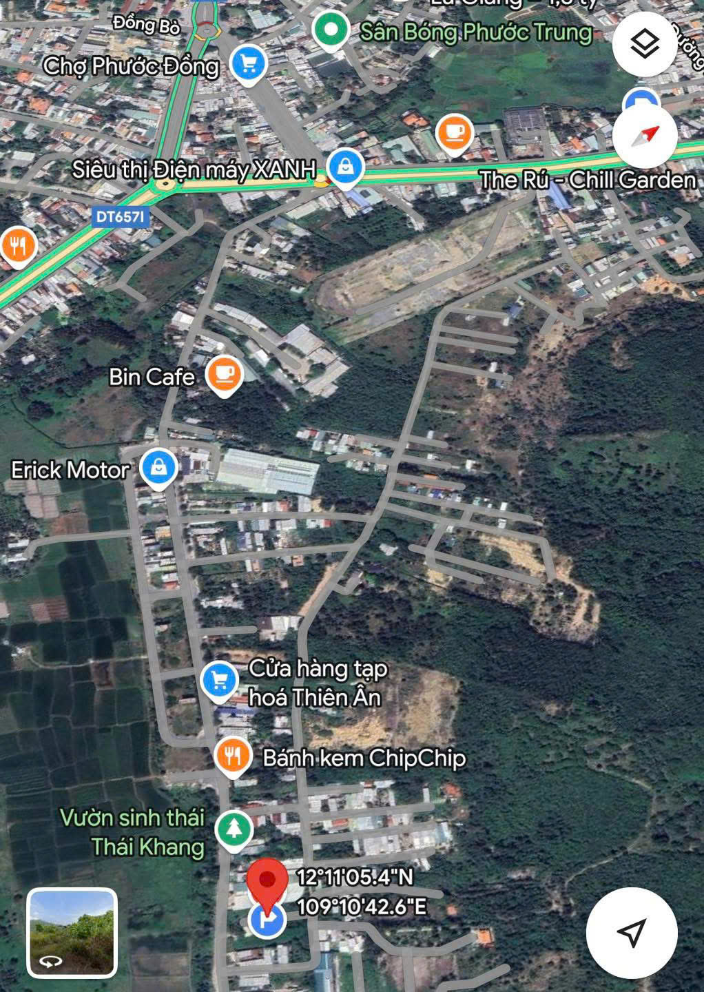 BÁN LÔ ĐẤT HẺM Đ. THÁI KHANG, PHƯỚC ĐỒNG