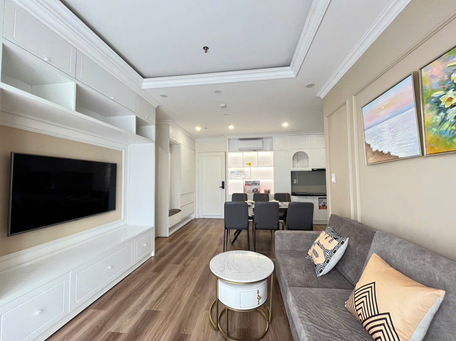 Cho thuê căn 2PN tầng 14 CT3 Vĩnh Điềm Trung - Ảnh 2